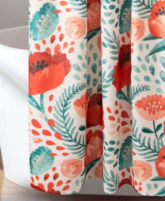 Poppy Garden Shower Curtain, 72" x 72"