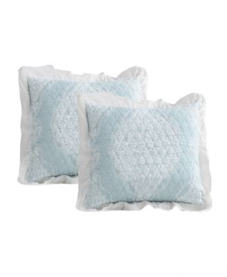 Lucianna Ruffle Edge Cotton 3-Pc. Bedspread Set, King
