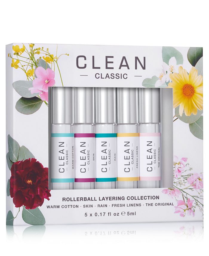 CLEAN Fragrance 5Pc. Classic Rollerball Gift Set Macy's