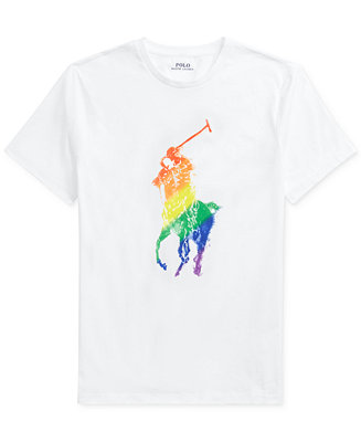 Polo Ralph Lauren Pride T-Shirt & Reviews - T-Shirts - Men - Macy's