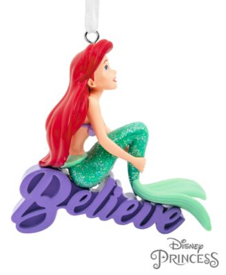 Hallmark - Disney The Little Mermaid Ariel Believe Christmas Ornament