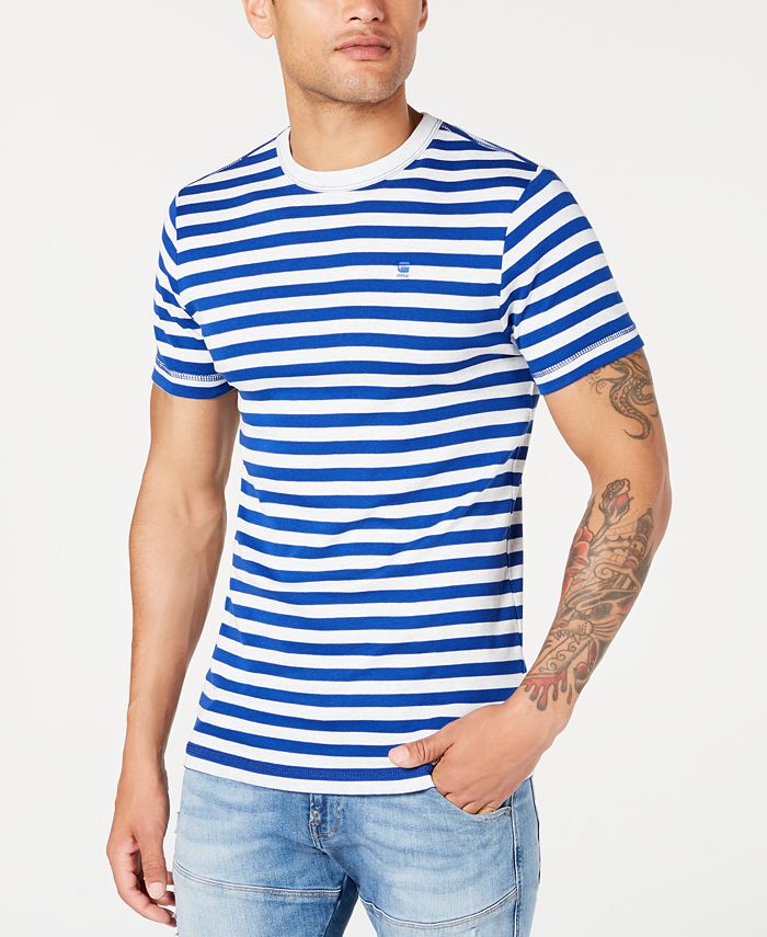 G-Star Raw Men's Kantano Striped T-Shirt, Created for Macy's & Reviews ...