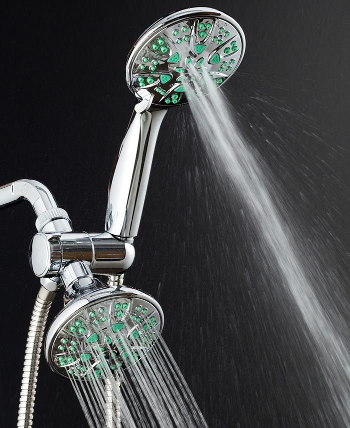 Soffione Doccia Ad Elica Ad Alta Pressione, Soffione Doccia Girevole A 360°, Con 1 Filtro E - Foto 9