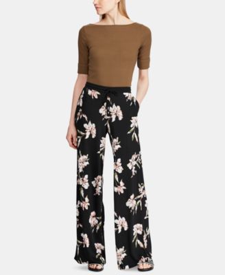 ralph lauren wide leg pants