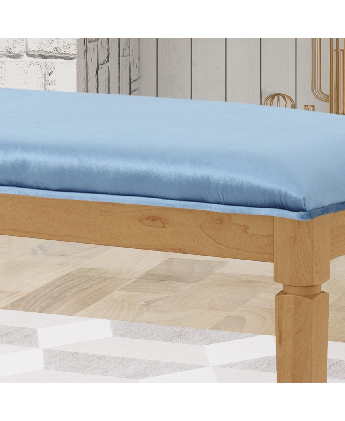Noble House Svenson Bench In Blue