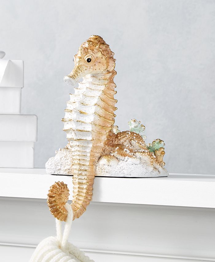 Holiday Lane Seaside Seahorse Stocking Holder, Created for Macy's Macy's