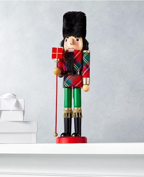 Holiday Lane Plaid Nutcracker Created For Macy S Reviews