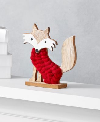 Holiday Lane - Upstate Fox in Red Sweater