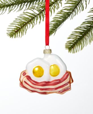 fried egg ornament