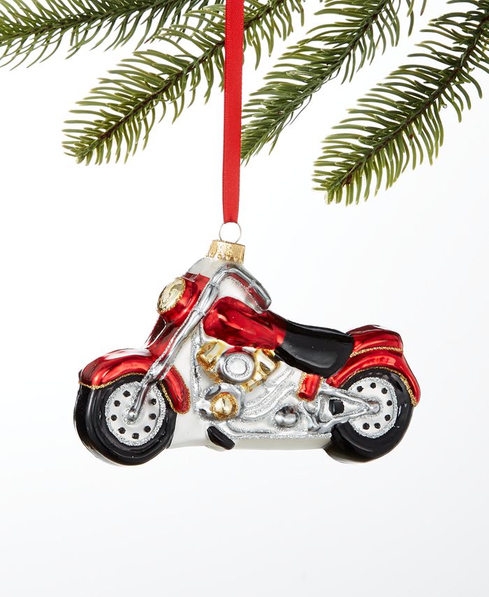 Holiday Lane World Traveler Motorcycle Ornament, Created for Macy's ...