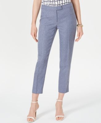 Anne Klein - Cropped Straight-Leg Pants