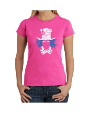 image of Women-s Word Art T-Shirt - The Mad Hatter