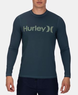 Kalmte Hoeveelheid geld woordenboek Hurley Men's Logo Long-Sleeve Swim Shirt - Macy's