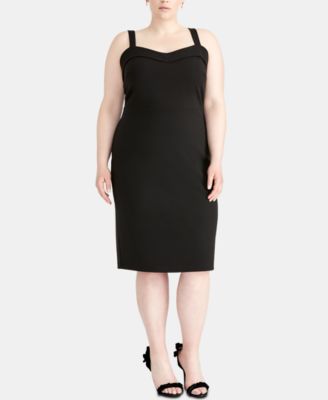 RACHEL Rachel Roy - Plus Size Sweetheart Sheath Dress