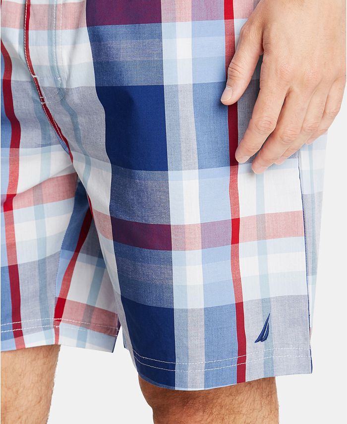Nautica - Men's Cotton Plaid Pajama Shorts