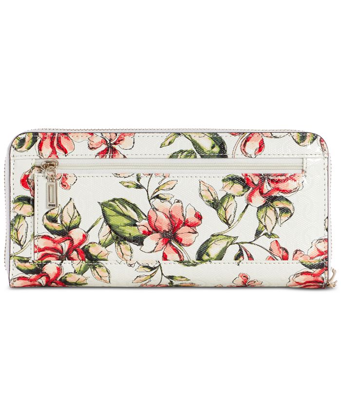 GUESS Tiggy Floral ZipAround Wallet Macy's