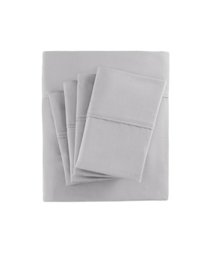 Madison Park 800 Thread Count Cotton Blend Sateen 7-pc. Sheet Set, Split King In Grey