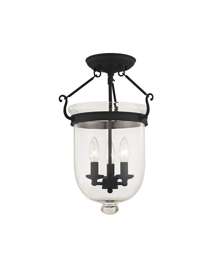Livex - Jefferson 3-Light 17" Ceiling Mount