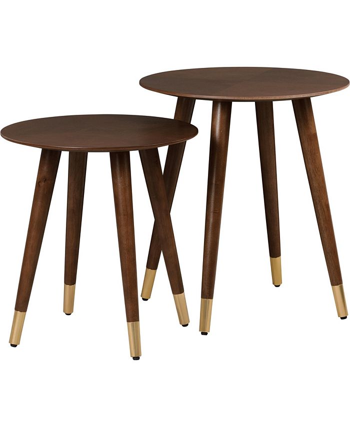 Elle Decor Yvonne Side Table, Quick Ship (Set of 2) Macy's