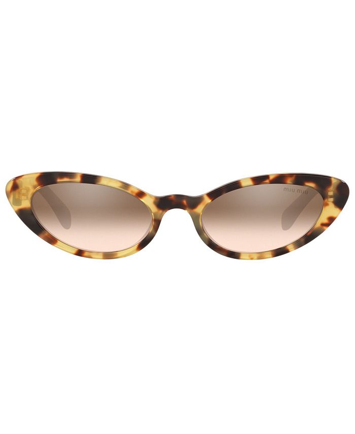MIU MIU Sunglasses, MU 09US 53 & Reviews - Sunglasses by Sunglass Hut ...