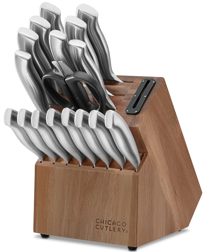 Chicago Cutlery Insignia 18Pc. Cutlery Block Set Macy's