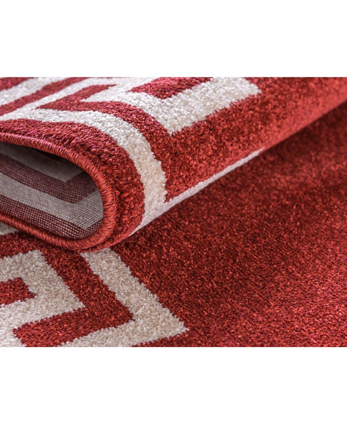 Bayshore Home Anzu Anz2 Burgundy 9' x 12' Area Rug Macy's