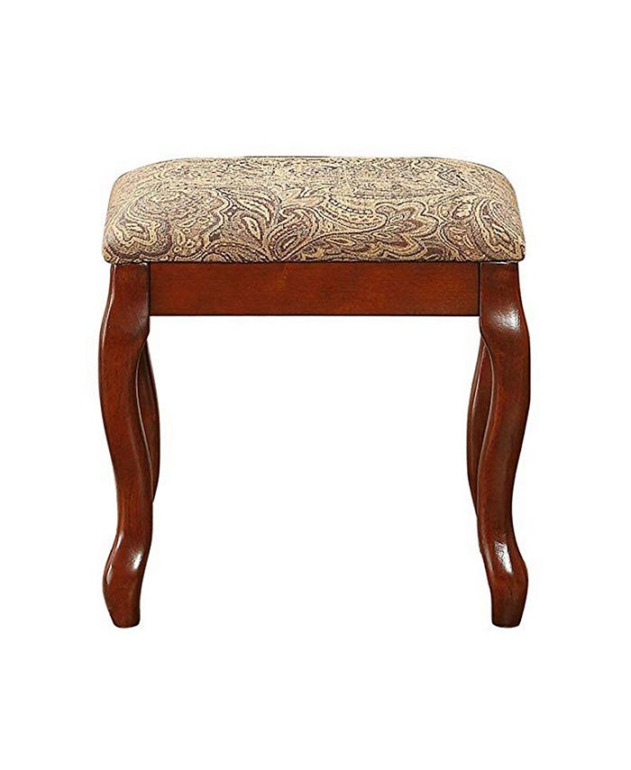 Benzara Vanity Set Featuring Stool And Mirror Macy's