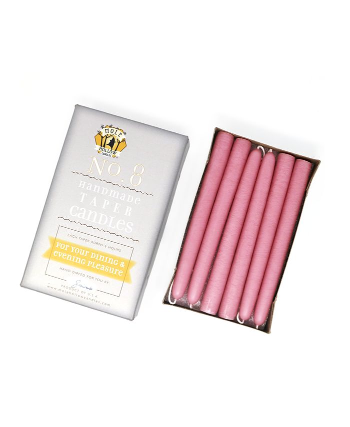 Mole Hollow Candles 8" Taper Candles, Set of 12 Macy's