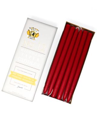 12" Taper Candles, Set of 12