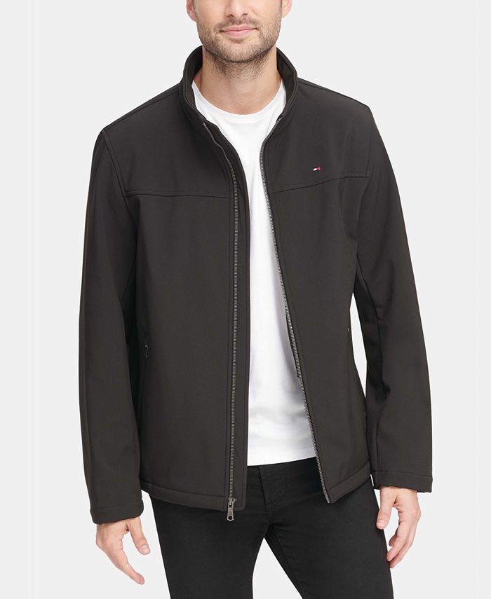 Men's Soft-Shell Classic Zip-Front Jacket