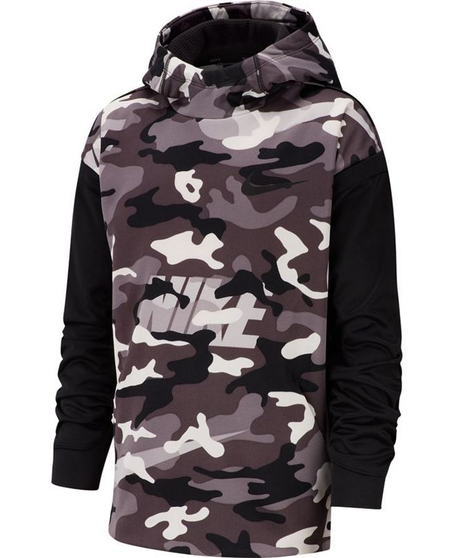 men's nike therma fit all over camo print tapered sweatpants
