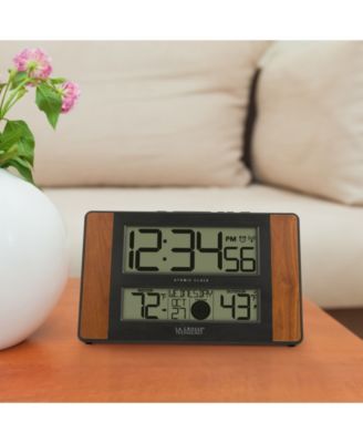 Atomic Digital Clock with Temperature and Moon Phase