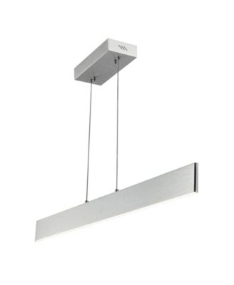 Draper 40" Dimmable Adjustable Integrated LED Metal Linear Pendant