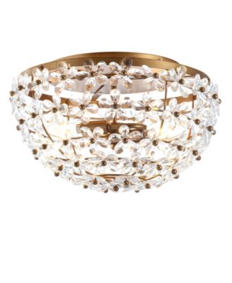 Isabelle 15.5" Metal/Acrylic LED Flush Mount