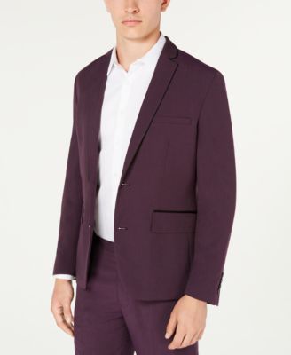 INC International Concepts - Men's Slim-Fit Skull-Lined Blazer