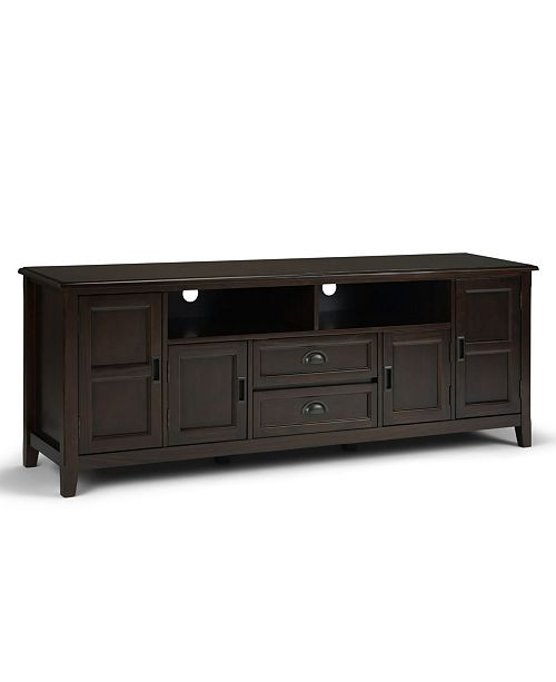 Simpli Home Burlington TV Stand & Reviews Furniture Macy's