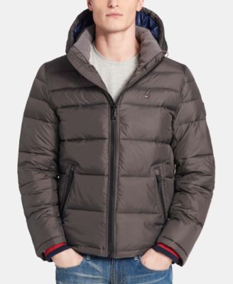 Puffer Gray Coats and Jackets for Men 