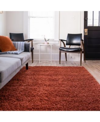 CLOSEOUT! Solid Shag SS1 Area Rug Collection