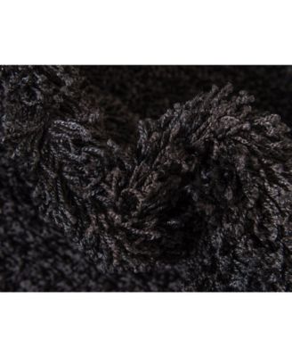 Solid Shag SS1 Area Rug Collection