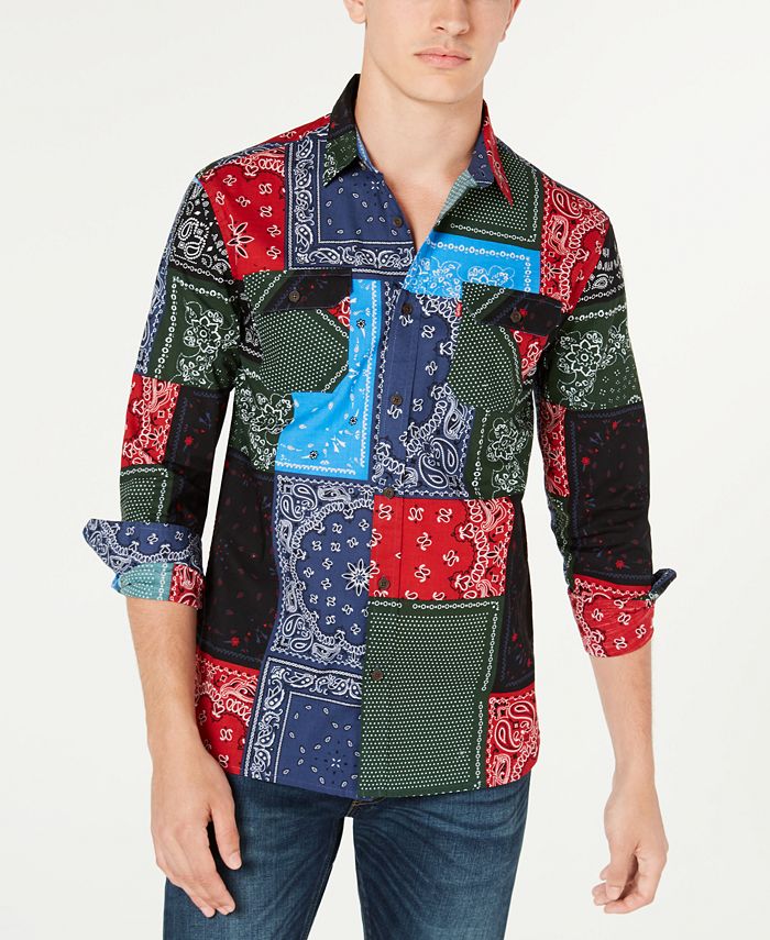 One of These Days Bandana Button Up Shirt