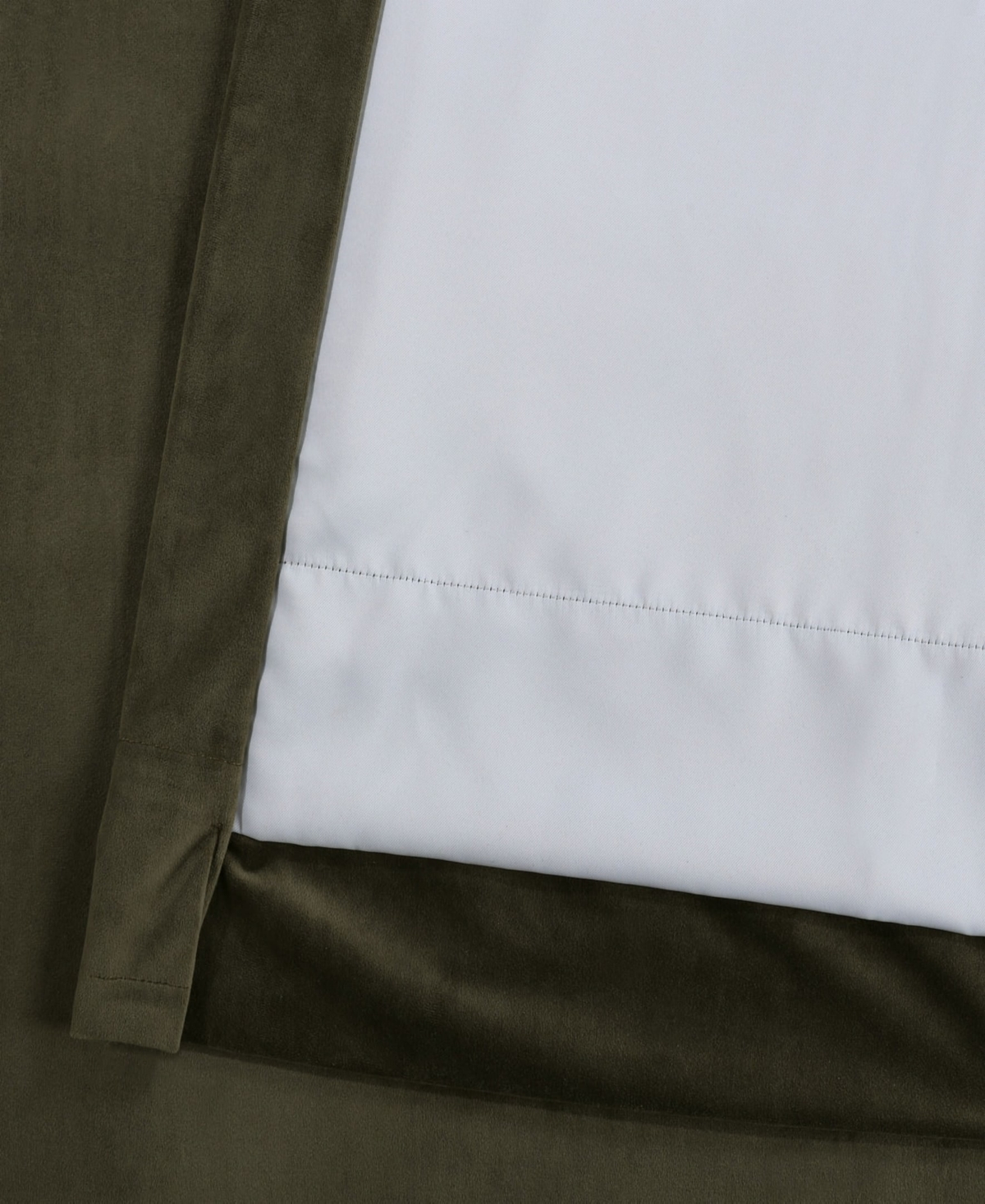 Half Price Drapes Hunter Green Signature Velvet Blackout Curtain In Green