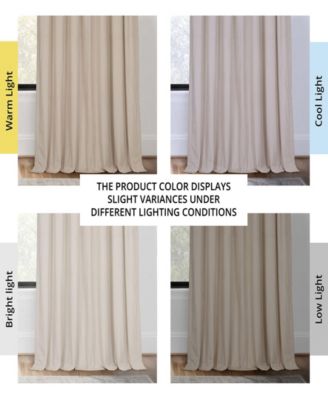 Signature Extra Wide Velvet Blackout Curtain