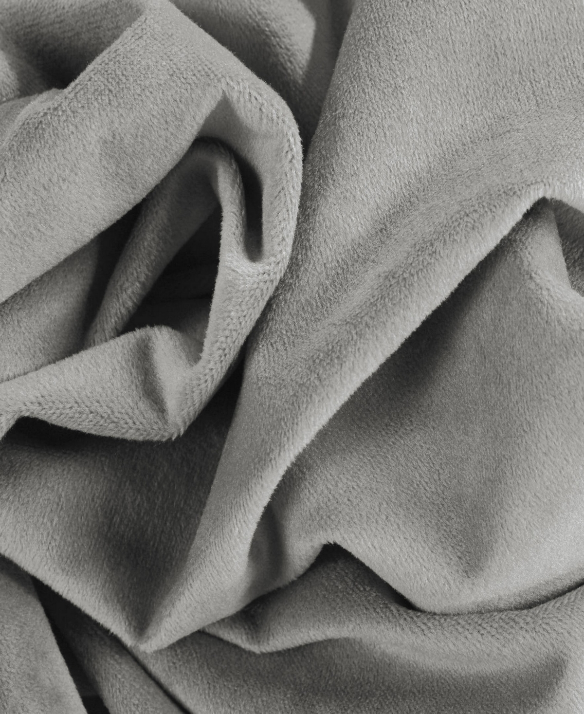 Half Price Drapes Silver Grey Signature Extra Wide Velvet Blackout Curtain In Grey