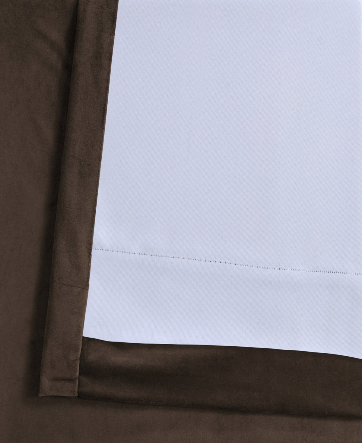 Half Price Drapes Java Signature Extra Wide Velvet Blackout Curtain In Brown