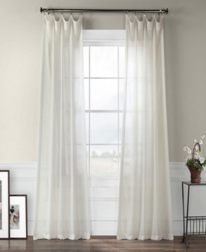 Shop Exclusive Fabrics & Furnishings Sheer Curtain Panel, 50" X 120" In Natural