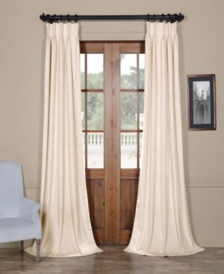 French Pleat Signature Velvet Blackout Curtain