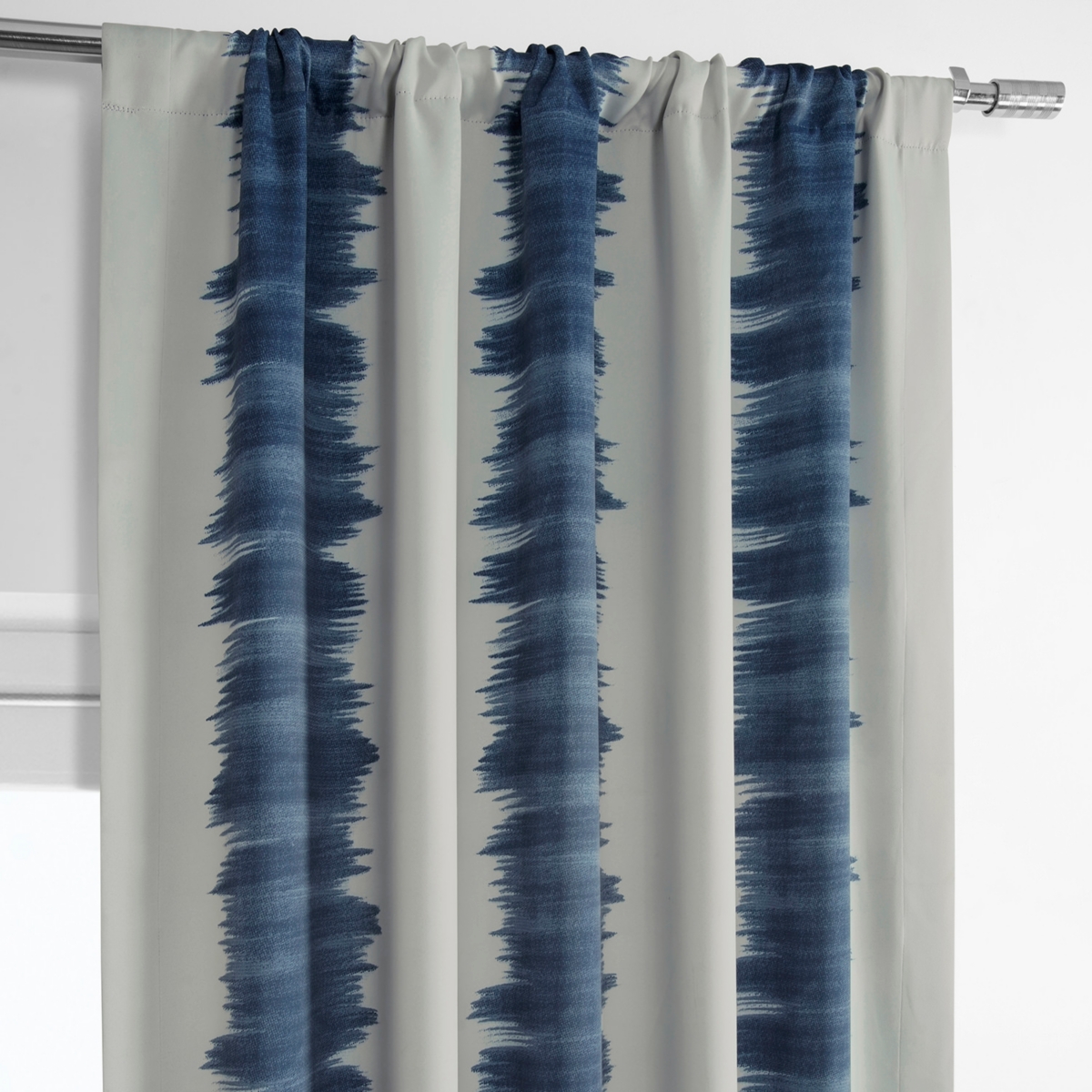 Half Price Drapes Flambe Striped Room Darkening Curtain