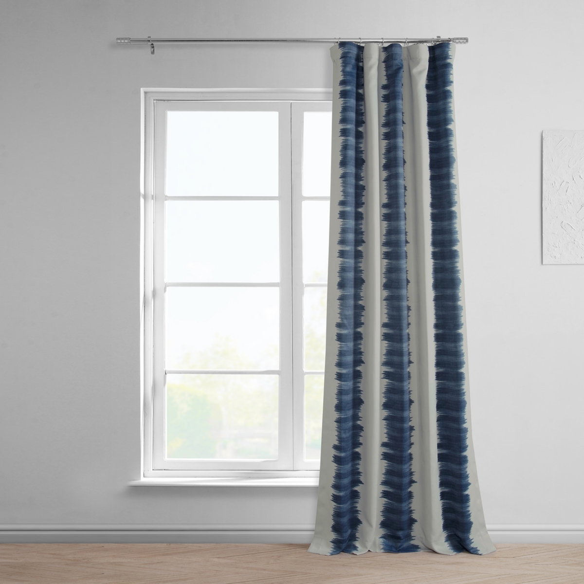 Half Price Drapes Flambe Striped Room Darkening Curtain