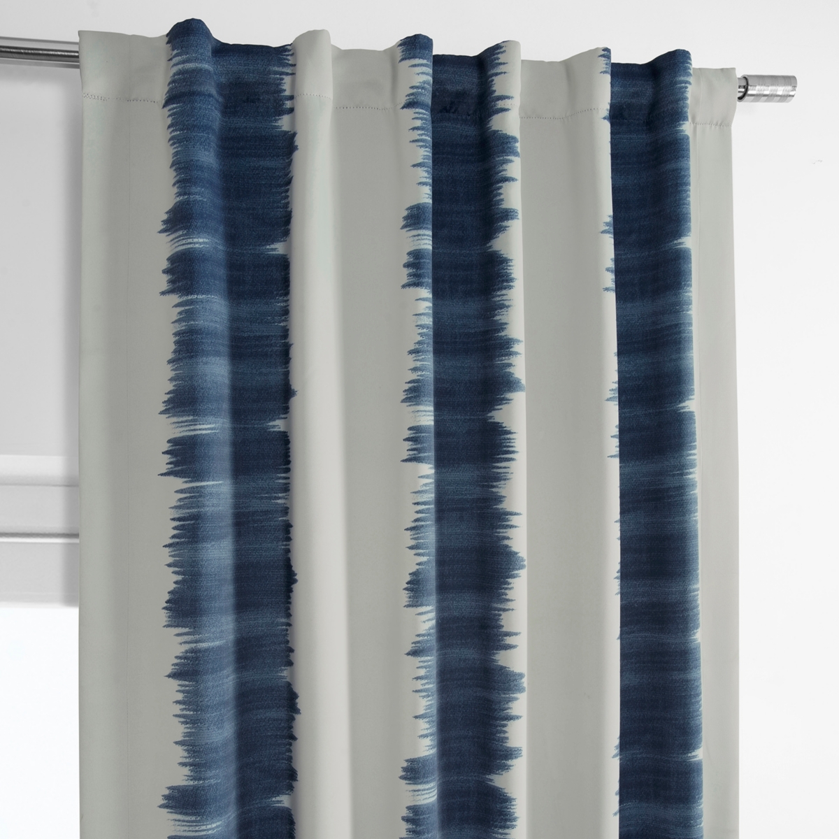 Half Price Drapes Flambe Striped Room Darkening Curtain