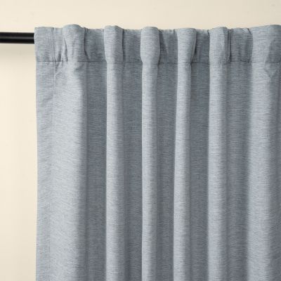 Half Price Drapes Bellino Textured Faux Linen Room Darkening Curtains For Bedroom & Living Room Curtains(1 Panel), 50W X 63L